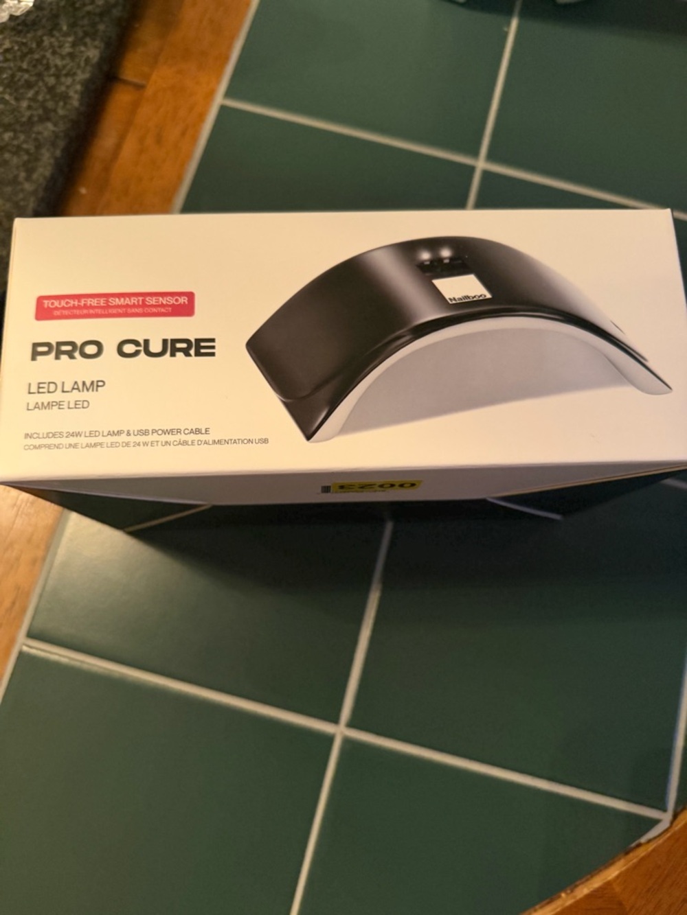NWT Nailboo Black LED UV Nail Lamp with Digital Timer